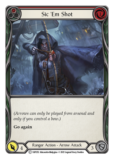 Sic 'Em Shot (Red) - Flesh and Blood TCG - MoxLand