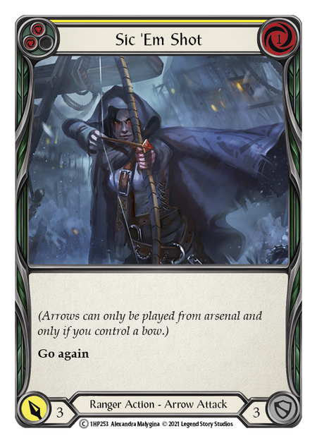 Sic 'Em Shot (Yellow) - Flesh and Blood TCG - MoxLand