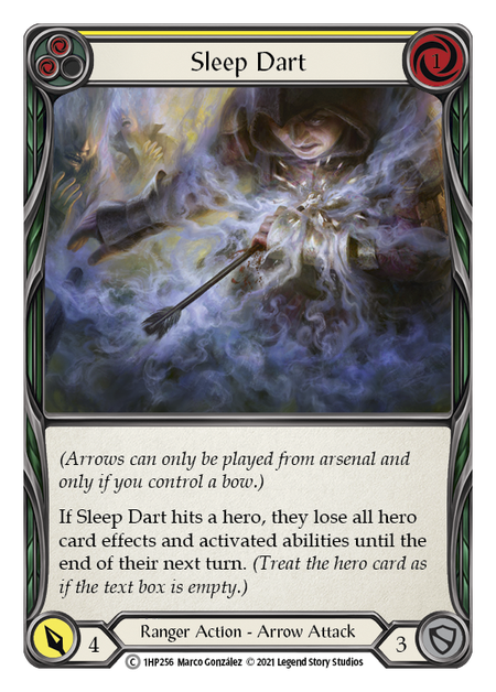 Sleep Dart (Yellow) - Flesh and Blood TCG - MoxLand