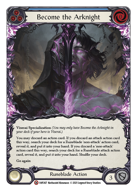 Become the Arknight (Blue) - Flesh and Blood TCG - MoxLand