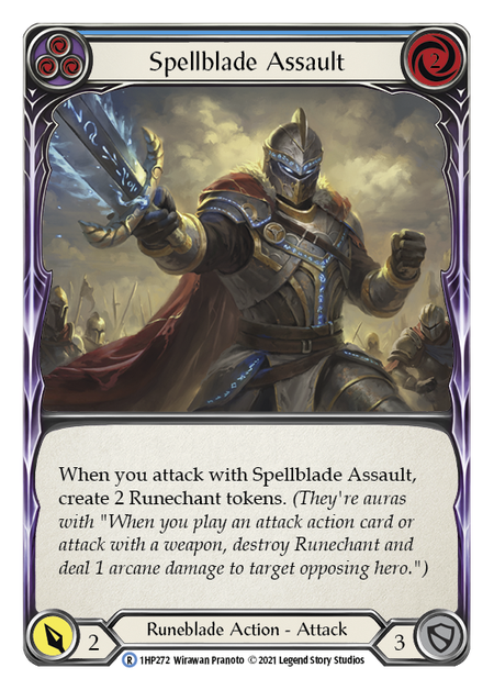 Spellblade Assault (Blue) - Flesh and Blood TCG - MoxLand