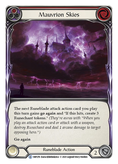 Mauvrion Skies (Red) - Flesh and Blood TCG - MoxLand