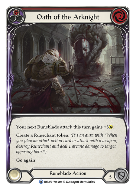 Oath of the Arknight (Red) - Flesh and Blood TCG - MoxLand