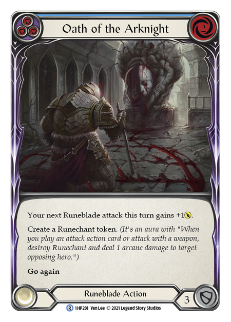 Oath of the Arknight (Blue) - Flesh and Blood TCG - MoxLand