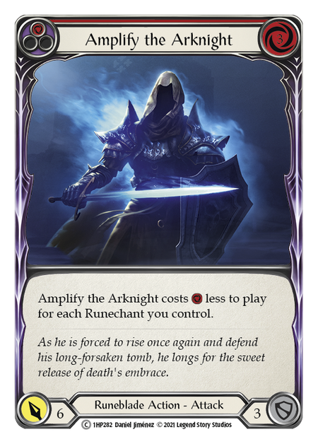 Amplify the Arknight (Red) - Flesh and Blood TCG - MoxLand