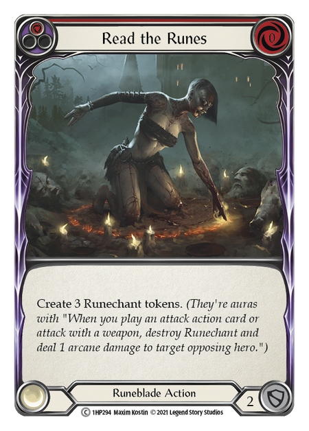 Read the Runes (Red) - Flesh and Blood TCG - MoxLand