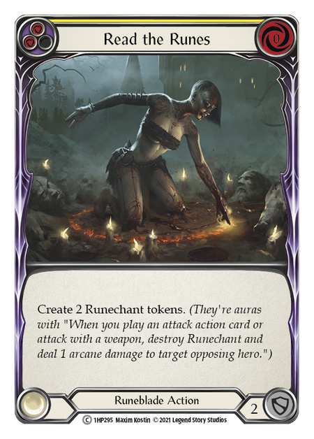 Read the Runes (Yellow) - Flesh and Blood TCG - MoxLand