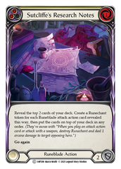 Sutcliffe's Research Notes (Yellow) - Flesh and Blood TCG - MoxLand