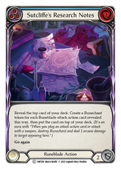 Sutcliffe's Research Notes (Blue) - Flesh and Blood TCG - MoxLand