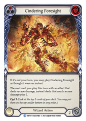 Cindering Foresight (Red) - Flesh and Blood TCG - MoxLand