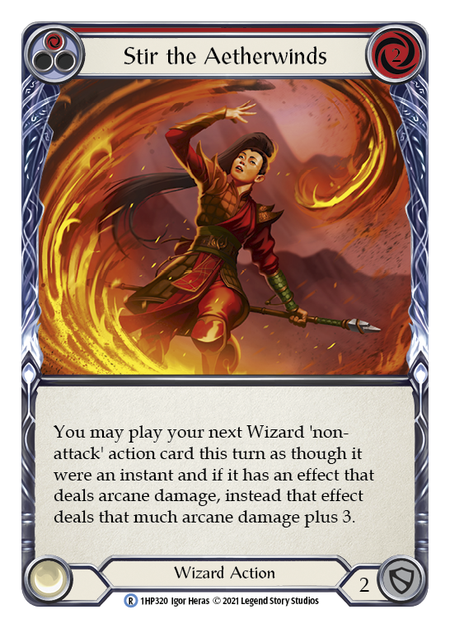 Stir the Aetherwinds (Red) - Flesh and Blood TCG - MoxLand