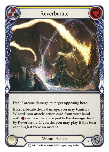 Reverberate (Yellow) - Flesh and Blood TCG - MoxLand