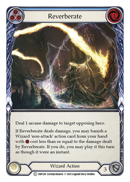 Reverberate (Blue) - Flesh and Blood TCG - MoxLand