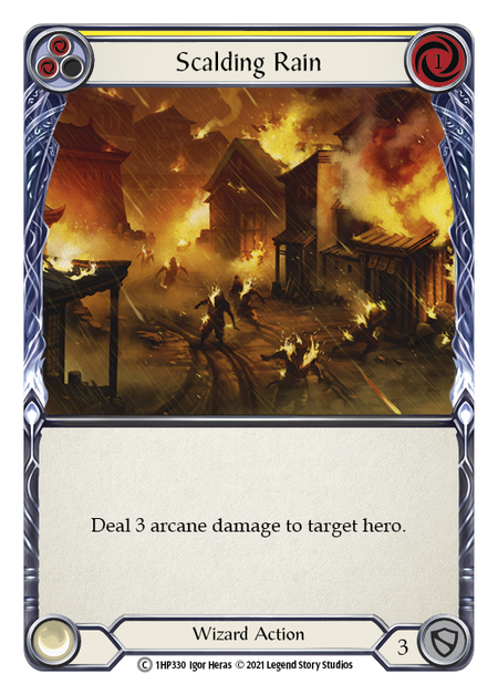 Scalding Rain (Yellow) - Flesh and Blood TCG - MoxLand