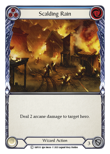 Scalding Rain (Blue) - Flesh and Blood TCG - MoxLand