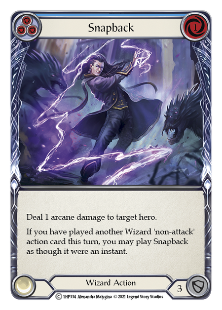 Snapback (Blue) - Flesh and Blood TCG - MoxLand