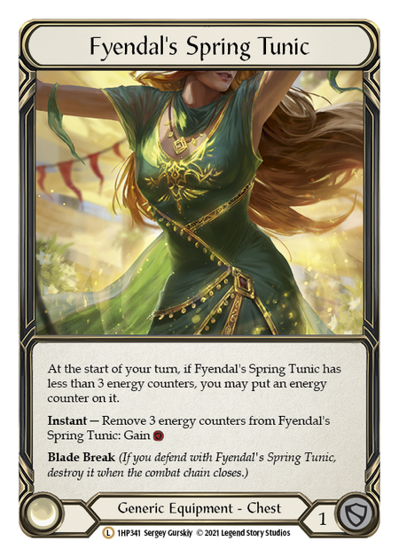 Fyendal's Spring Tunic - Flesh and Blood TCG - MoxLand
