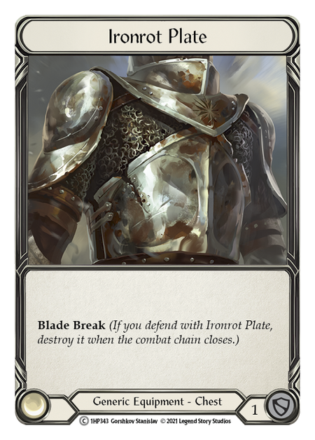 Ironrot Plate - Flesh and Blood TCG - MoxLand