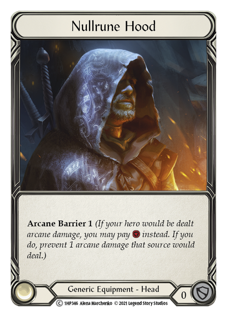 Nullrune Hood - Flesh and Blood TCG - MoxLand