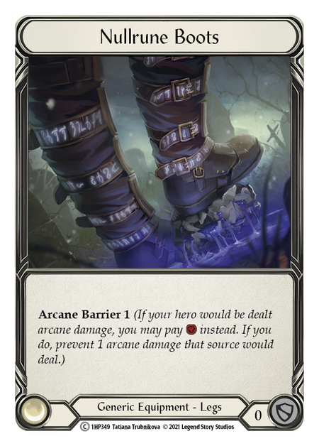 Nullrune Boots - Flesh and Blood TCG - MoxLand