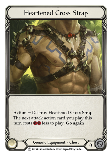 Heartened Cross Strap - Flesh and Blood TCG - MoxLand