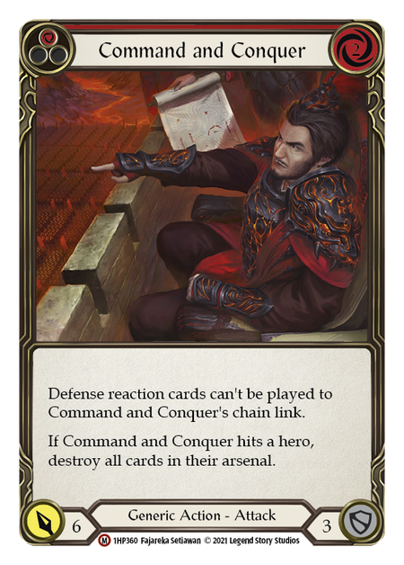 Command and Conquer (Red) - Flesh and Blood TCG - MoxLand