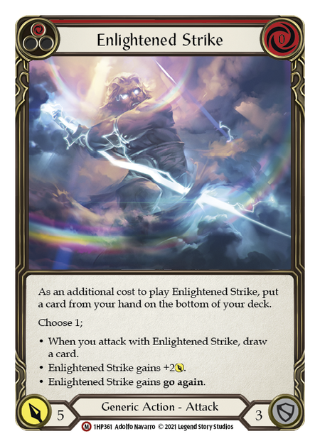 Enlightened Strike (Red) - Flesh and Blood TCG - MoxLand