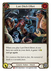 Last Ditch Effort (Blue) - Flesh and Blood TCG - MoxLand