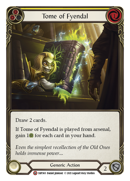 Tome of Fyendal (Yellow) - Flesh and Blood TCG - MoxLand