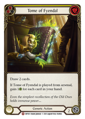 Tome of Fyendal (Yellow) - Flesh and Blood TCG - MoxLand