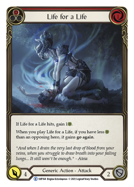 Life for a Life (Red) - Flesh and Blood TCG - MoxLand