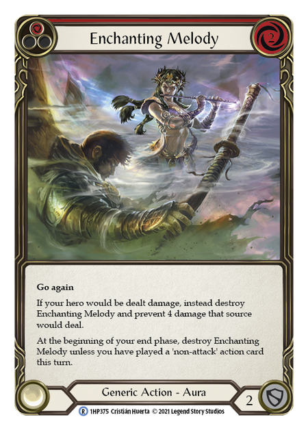 Enchanting Melody (Red) - Flesh and Blood TCG - MoxLand