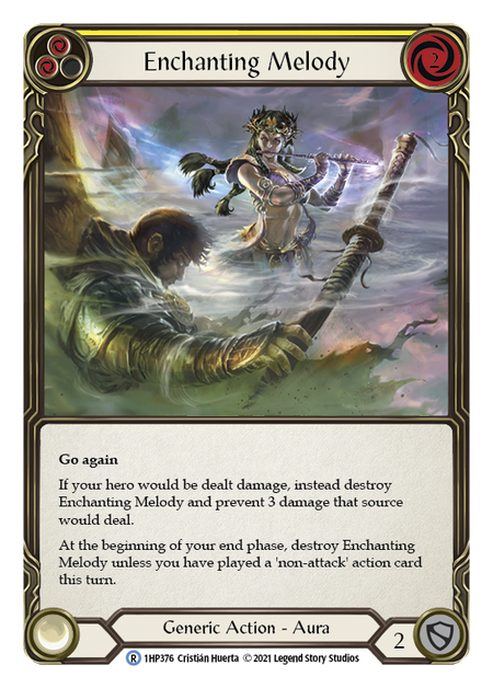 Enchanting Melody (Yellow) - Flesh and Blood TCG - MoxLand
