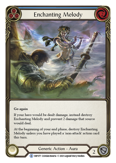 Enchanting Melody (Blue) - Flesh and Blood TCG - MoxLand