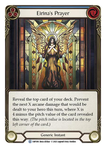 Eirina's Prayer (Blue) - Flesh and Blood TCG - MoxLand