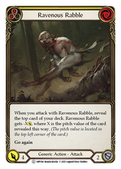 Ravenous Rabble (Yellow) - Flesh and Blood TCG - MoxLand