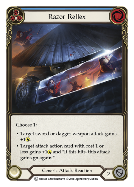 Razor Reflex (Blue) - Flesh and Blood TCG - MoxLand
