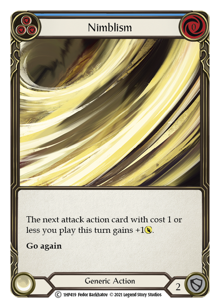 Nimblism (Blue) - Flesh and Blood TCG - MoxLand