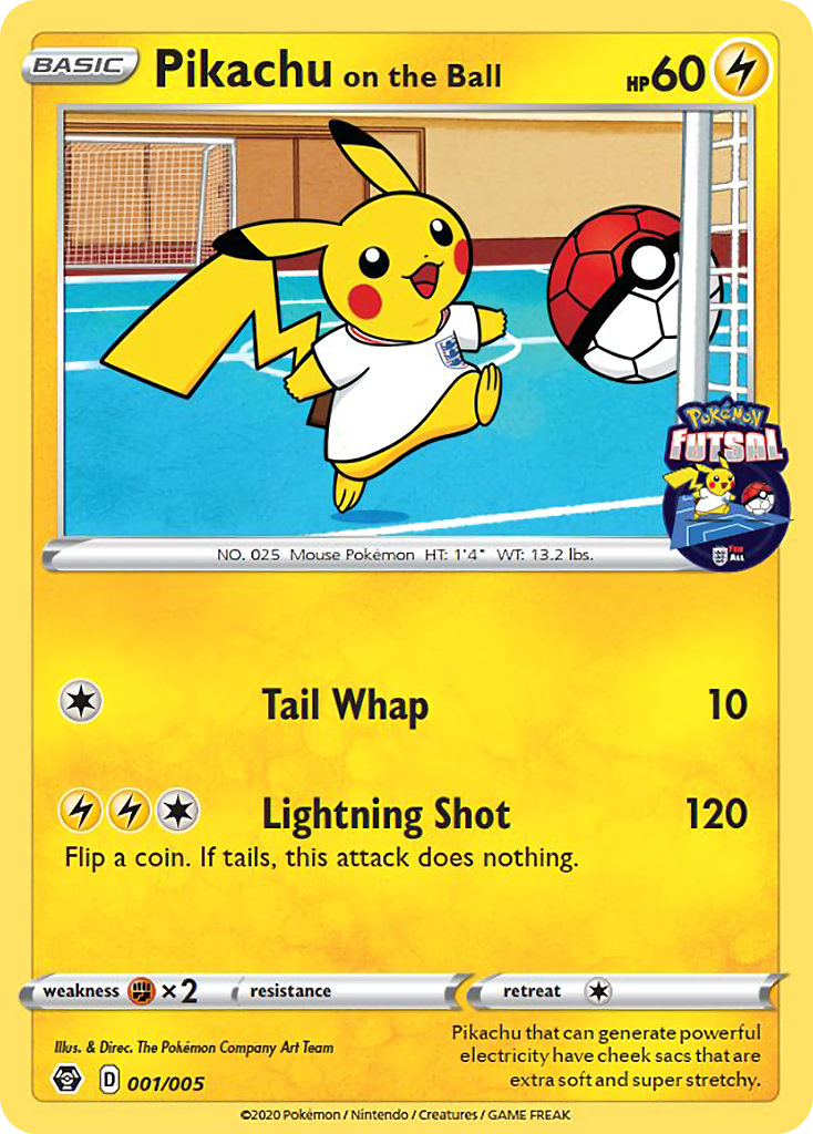 Pikachu on the Ball