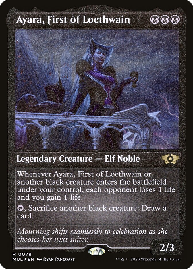 Ayara, Primeira de Locthwain / Ayara, First of Locthwain - Magic: The Gathering - MoxLand