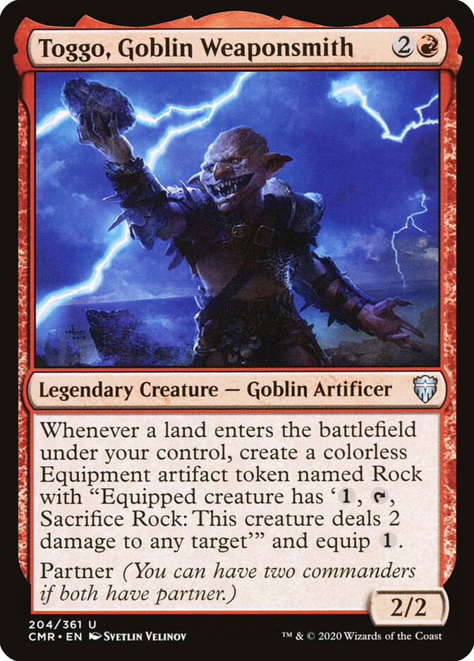 Toggo, Armeiro Goblin / Toggo, Goblin Weaponsmith - Magic: The Gathering - MoxLand