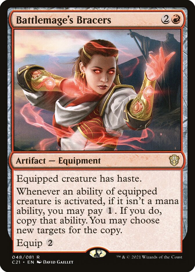 Braceletes do Mago de Batalha / Battlemage's Bracers - Magic: The Gathering - MoxLand