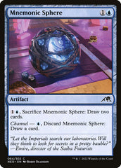 Esfera Mnemônica / Mnemonic Sphere - Magic: The Gathering - MoxLand