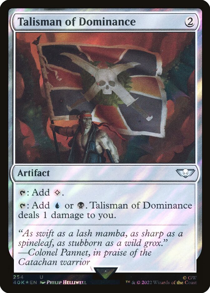 Talismã da Dominação / Talisman of Dominance - Magic: The Gathering - MoxLand