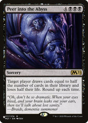 Perscrutar o Abismo / Peer into the Abyss - Magic: The Gathering - MoxLand