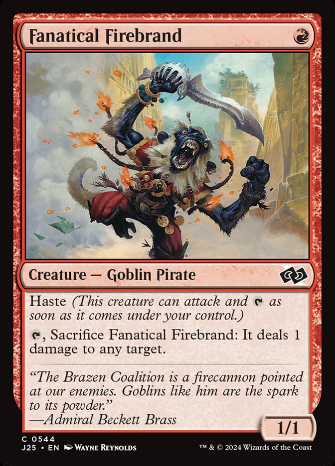 Instigador Fanático / Fanatical Firebrand - Magic: The Gathering - MoxLand