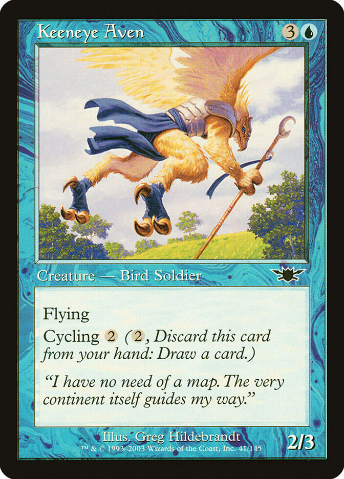 Aviano de Visão Aguçada / Keeneye Aven - Magic: The Gathering - MoxLand