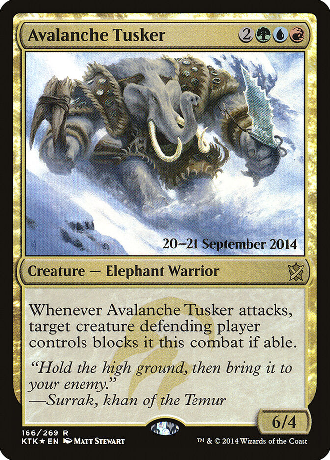 Dentudo da Avalanche / Avalanche Tusker - Magic: The Gathering - MoxLand