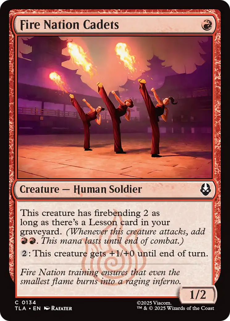Cadetes da Nação do Fogo / Fire Nation Cadets - Magic: The Gathering - MoxLand