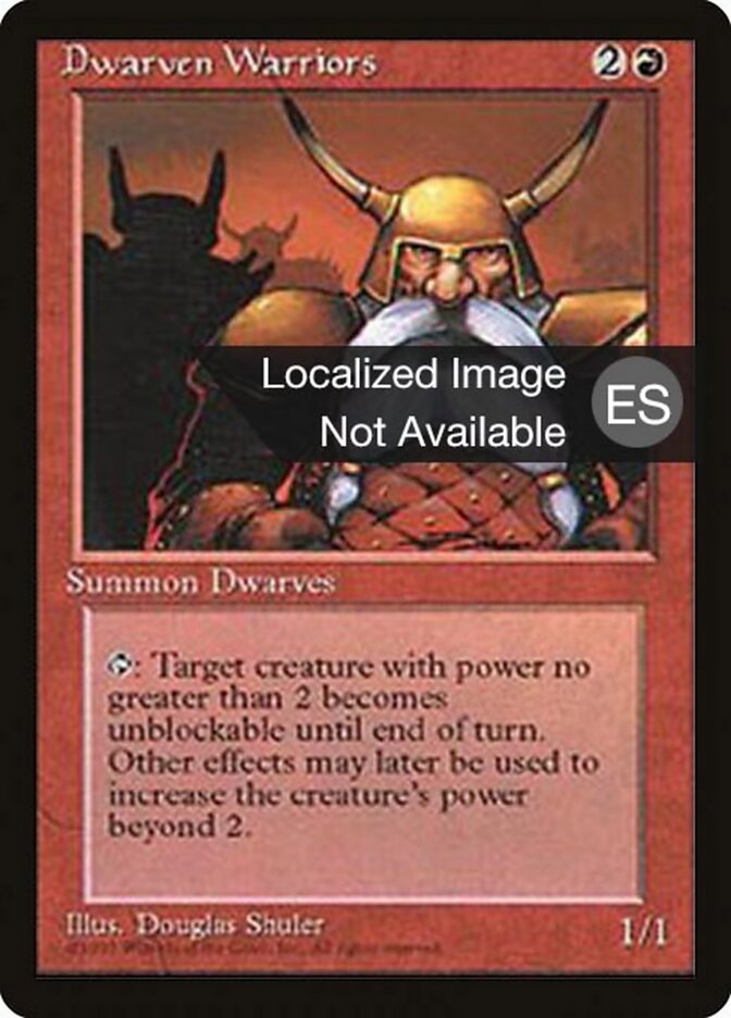 Anões Guerreiros / Dwarven Warriors - Magic: The Gathering - MoxLand